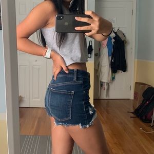 American Eagle High-Rise Denim Shorts